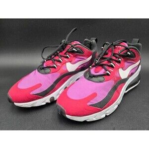Nike Air Max Shoes Womens 8.5 270 React Red Vivid Purple Running C13899-600